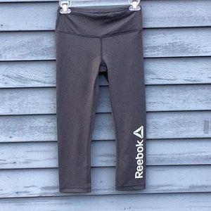 Reebok Gray Athletic Leggings Size XS